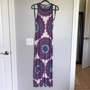 Patterned maxi dress